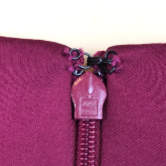 Adrianna Papell Women’s Plum Ruffle Detail Sleeveless Long Evening Dress - Picture 9 of 12